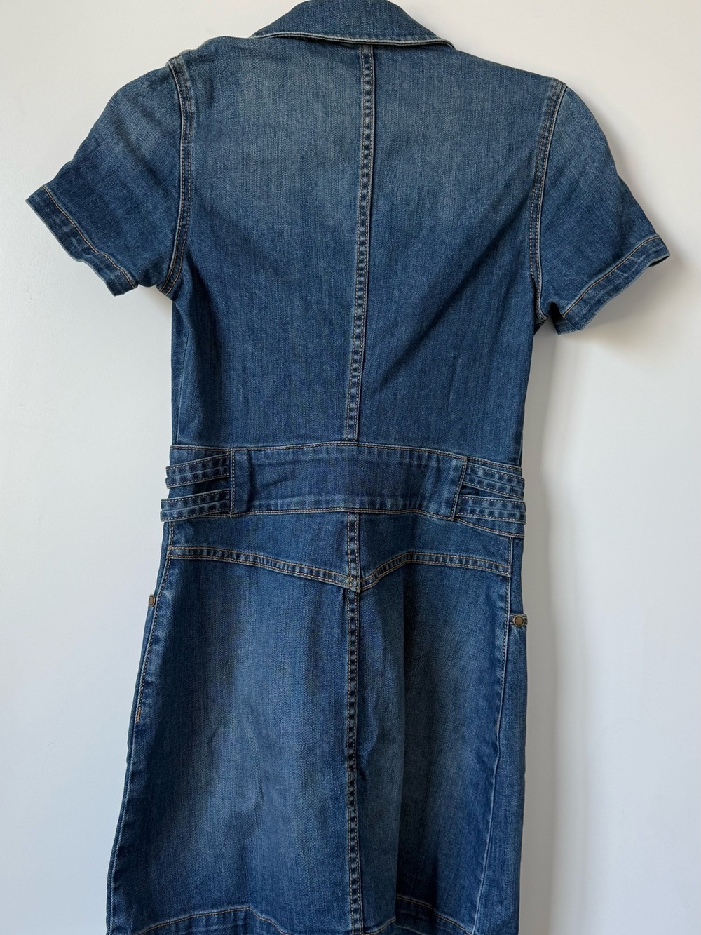 Ramy Brook Light Blue Denim Button Dress - Picture 5 of 5